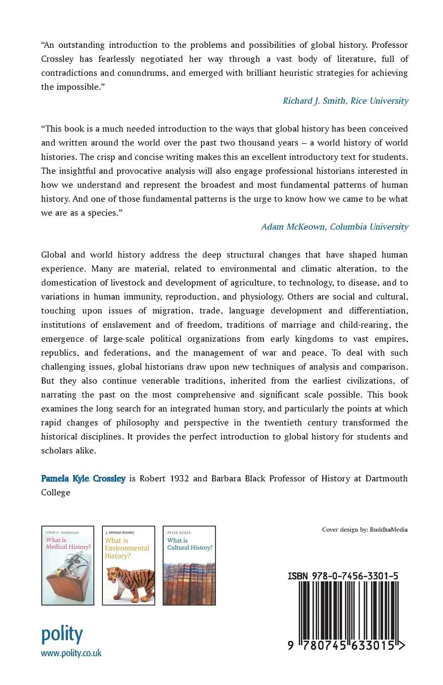Rückseite: 9780745633015 | What Is Global History? | Pamela Kyle Crossley | Taschenbuch | 152 S.