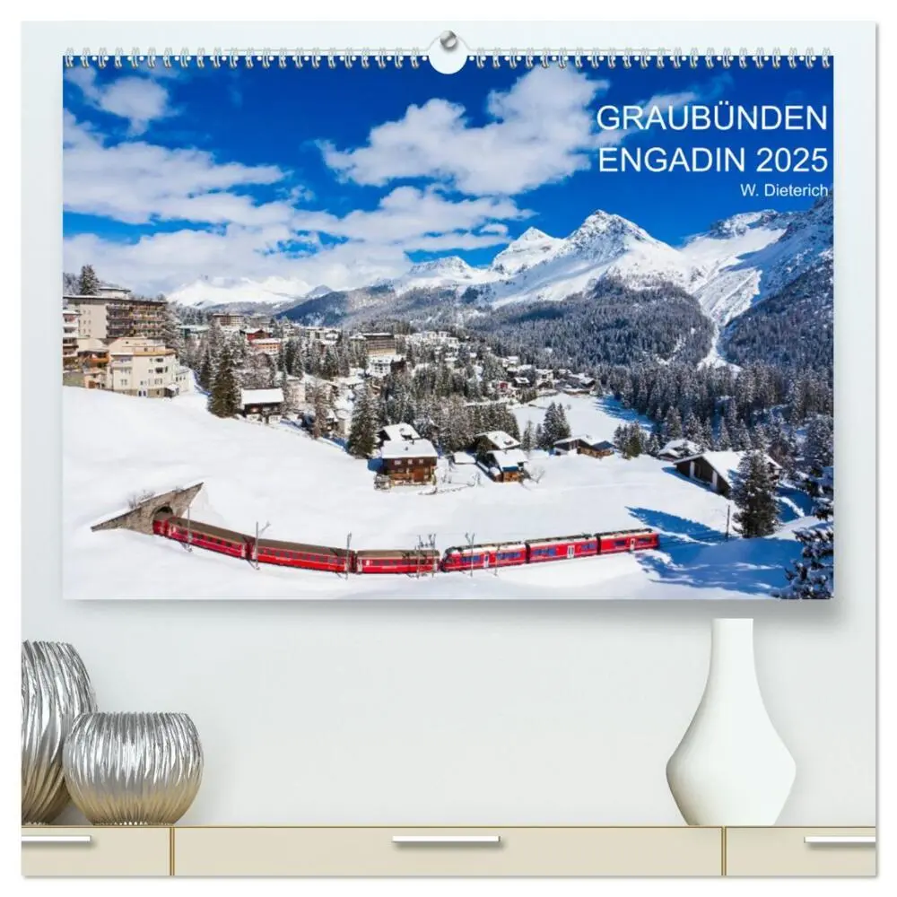 Cover: 9783435773015 | Graubünden Engadin 2025 (hochwertiger Premium Wandkalender 2025 DIN...
