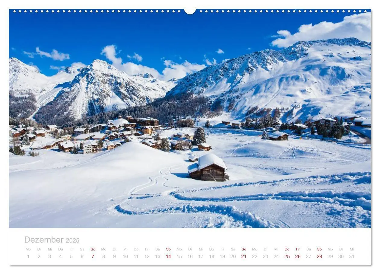 Bild: 9783435773015 | Graubünden Engadin 2025 (hochwertiger Premium Wandkalender 2025 DIN...