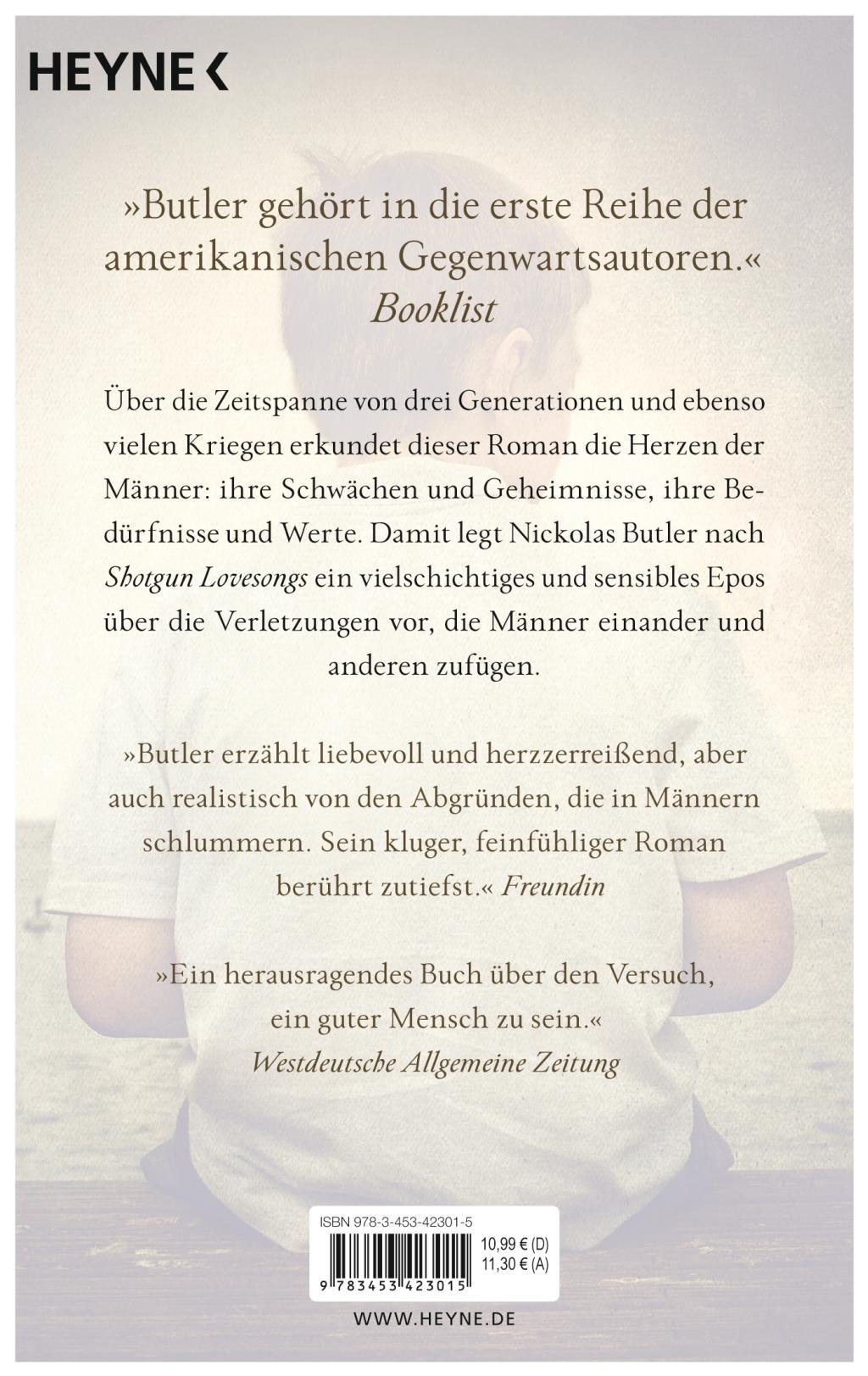 Bild: 9783453423015 | Die Herzen der Männer | Roman | Nickolas Butler | Taschenbuch | 480 S.