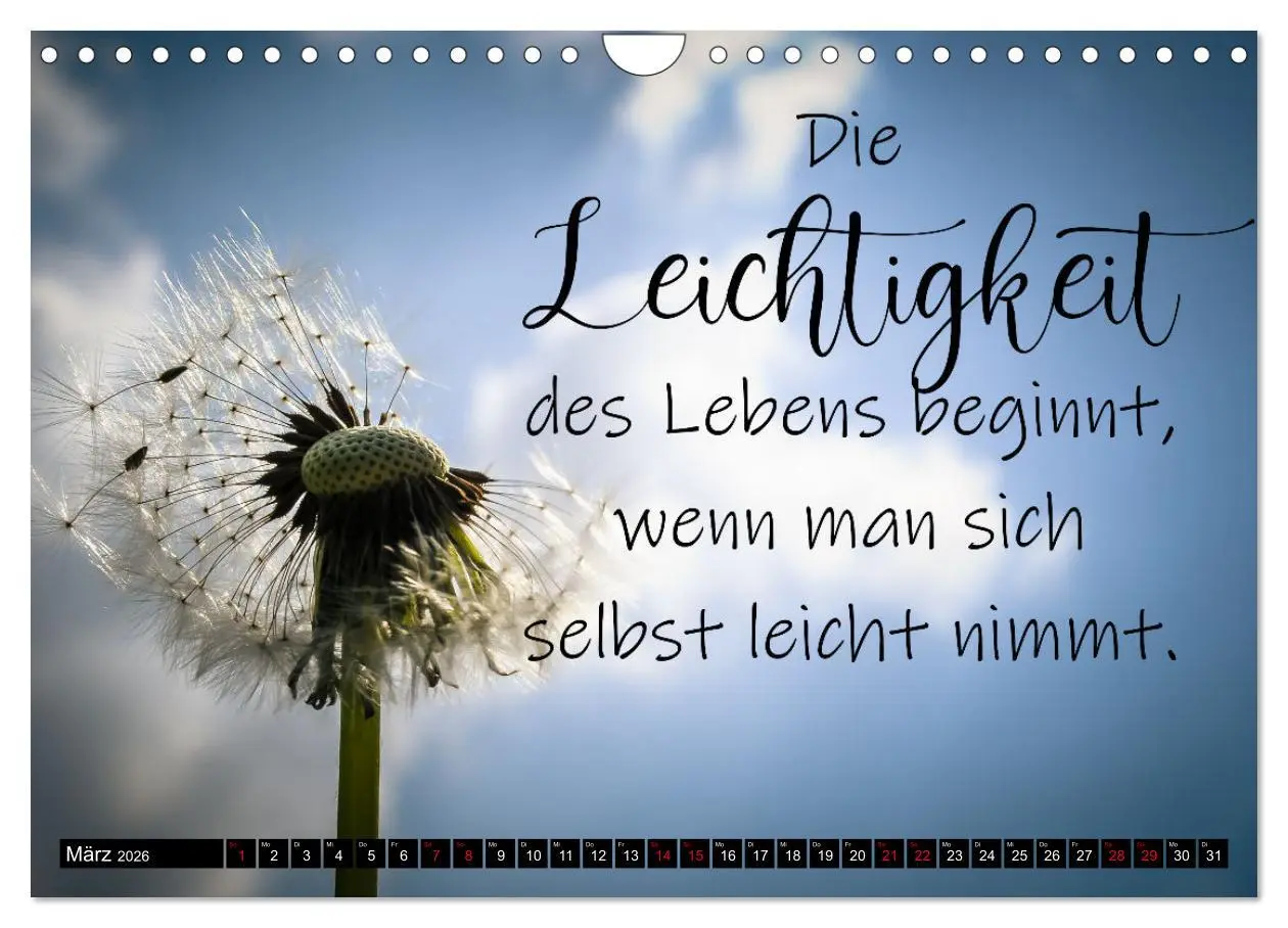 Bild: 9783457623015 | Bilder und Texte für die Seele (Wandkalender 2026 DIN A4 quer),...