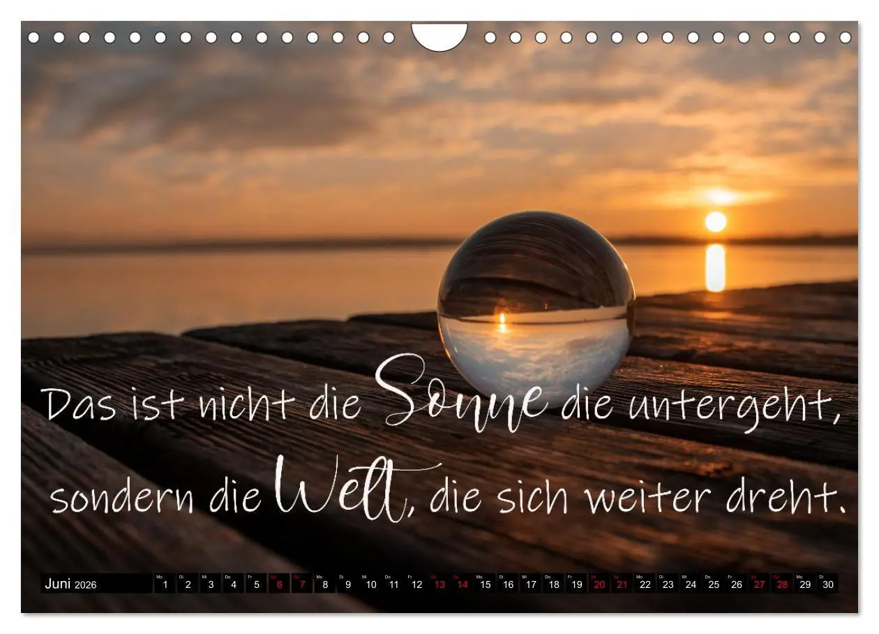 Bild: 9783457623015 | Bilder und Texte für die Seele (Wandkalender 2026 DIN A4 quer),...