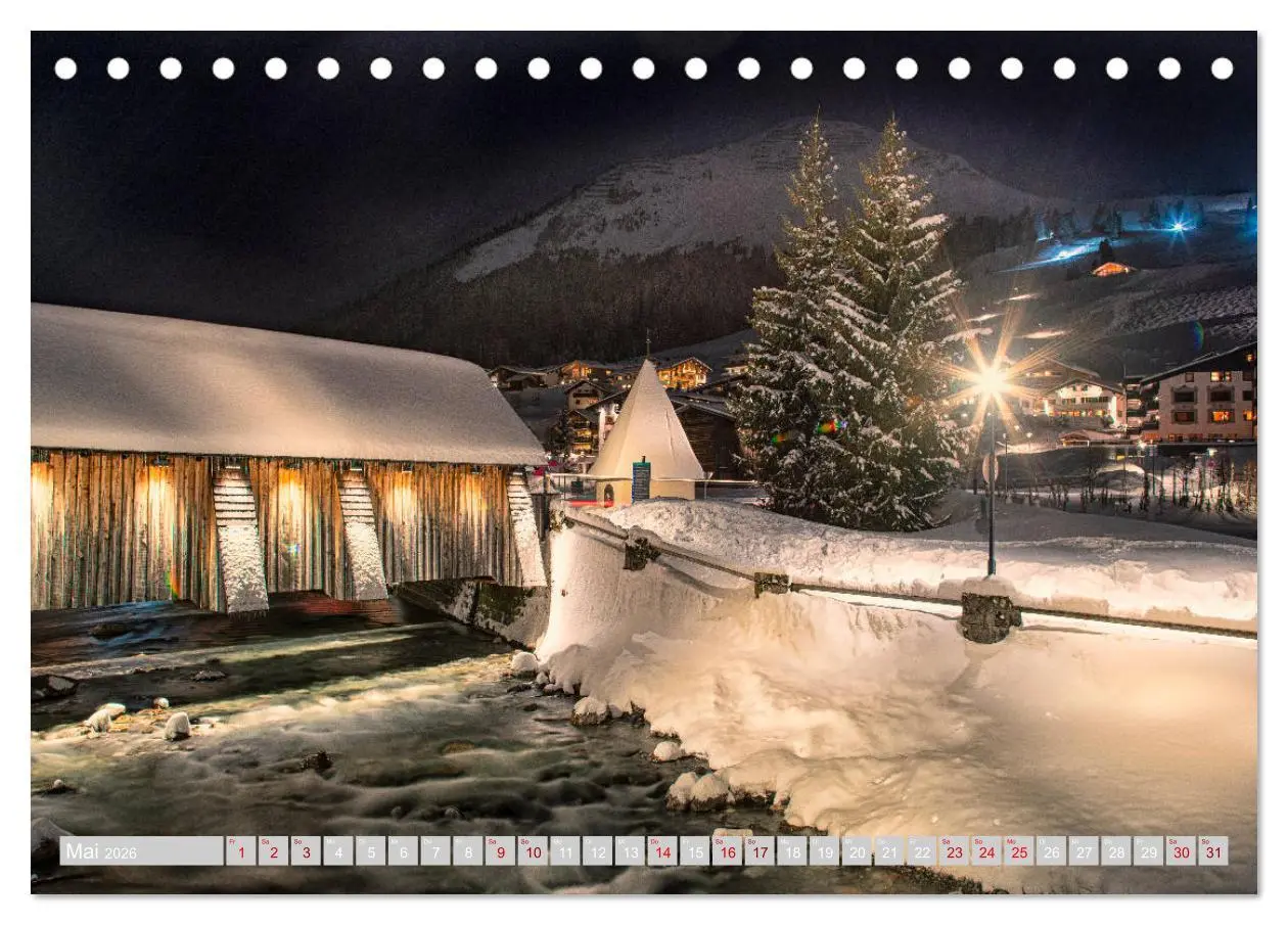 Bild: 9783457793015 | Arlberg - magic of winter (Tischkalender 2026 DIN A5 quer),...
