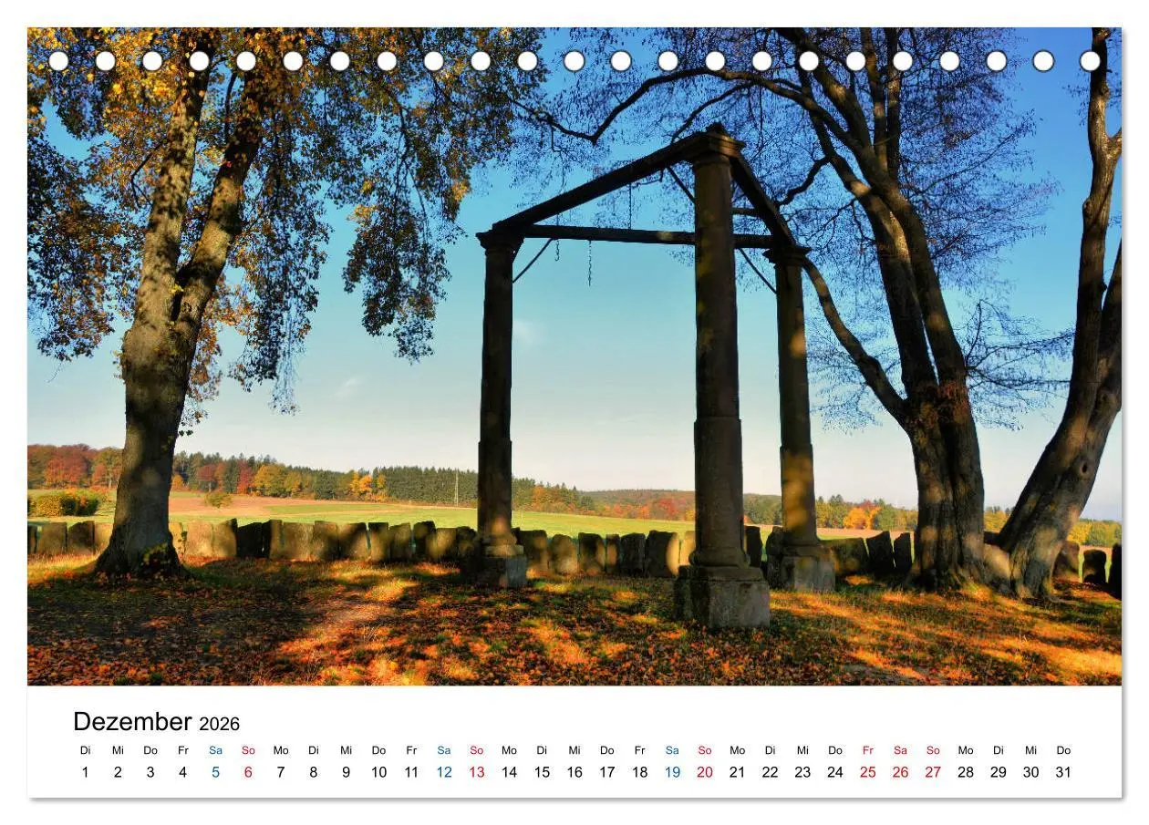 Bild: 9783457863015 | Odenwald - Impressionen (Tischkalender 2026 DIN A5 quer), CALVENDO...