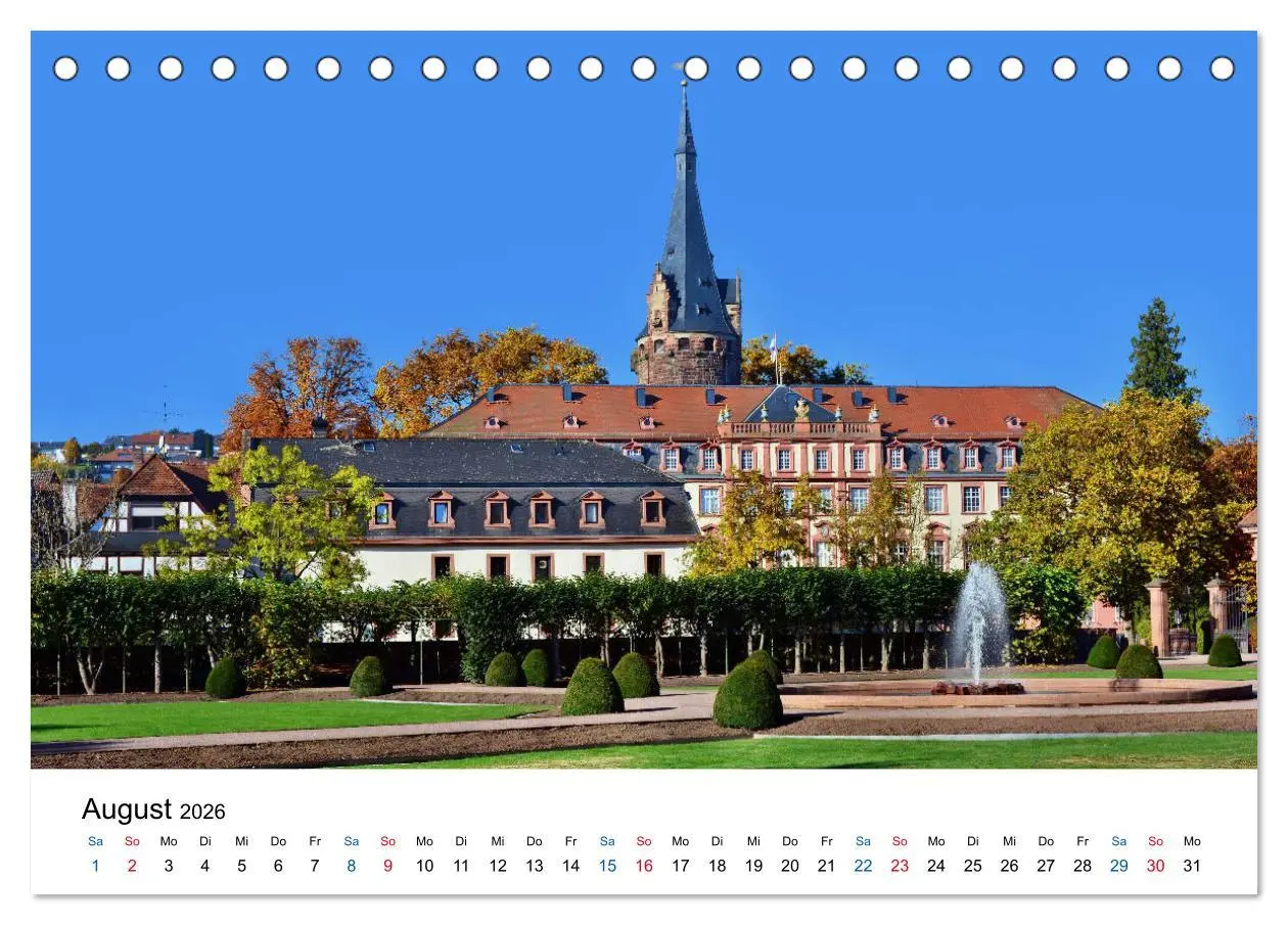 Bild: 9783457863015 | Odenwald - Impressionen (Tischkalender 2026 DIN A5 quer), CALVENDO...