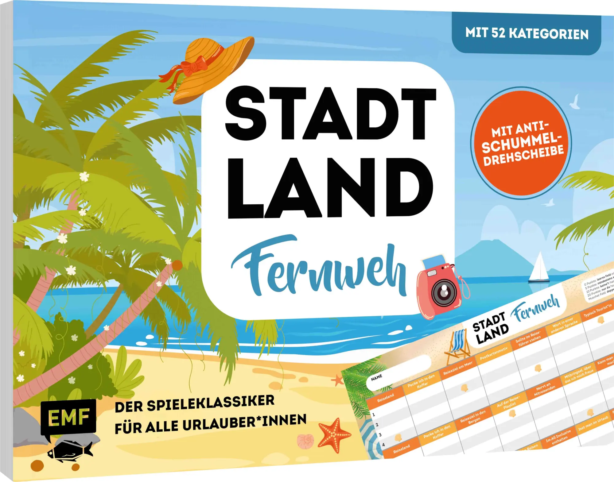 Cover: 4260478343115 | Stadt, Land, Fernweh - Der Spieleklassiker für alle Urlauber*innen