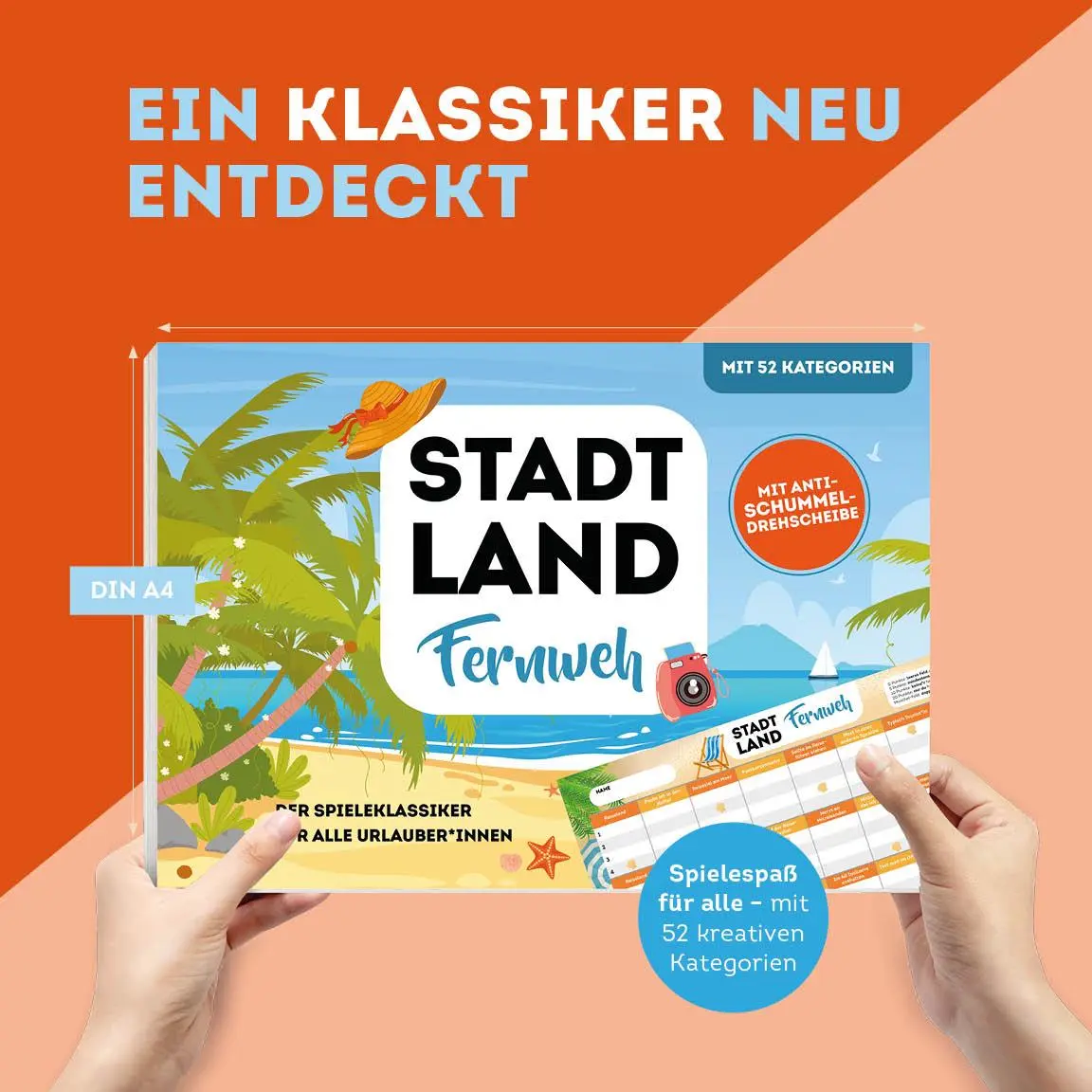 Bild: 4260478343115 | Stadt, Land, Fernweh - Der Spieleklassiker für alle Urlauber*innen
