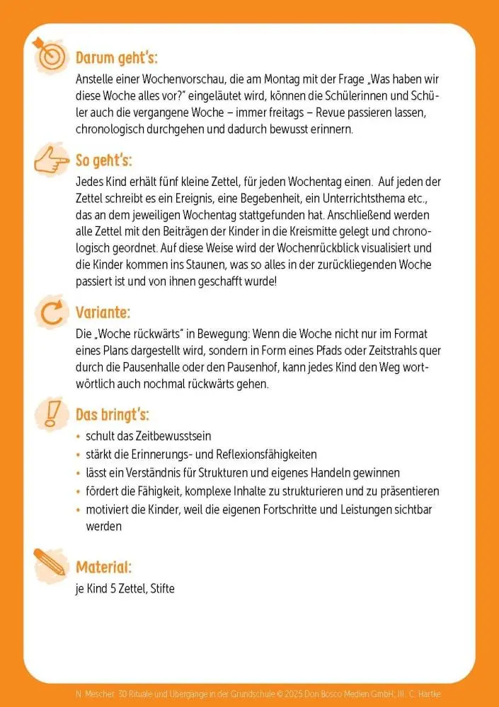 Bild: 4260694923115 | 30 Rituale und Übergänge in der Grundschule. Für Orientierung,...