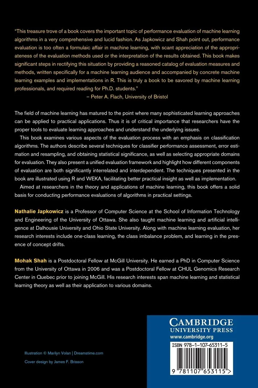 Rückseite: 9781107653115 | Evaluating Learning Algorithms | A Classification Perspective | Buch