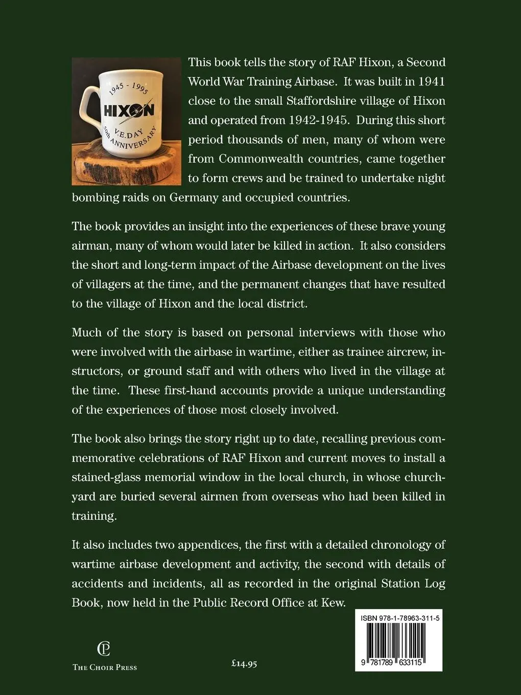 Rückseite: 9781789633115 | The Story of RAF Hixon | No 30 Operational Training Unit 1942-1945 Rückseite: 9781789633115 | The Story of RAF Hixon | No 30 Operational Training Unit 1942-1945