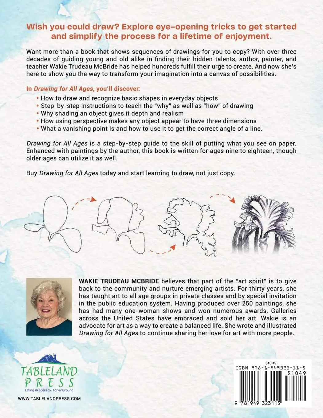 Rückseite: 9781949323115 | Drawing for All Ages | Learn to Draw Anything | Wakie Trudeau McBride