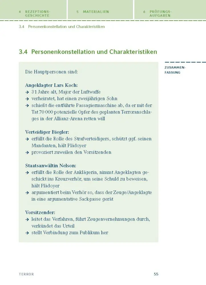 Bild: 9783129303115 | Terror von Ferdinand von Schirach | Textanalyse und Interpretation