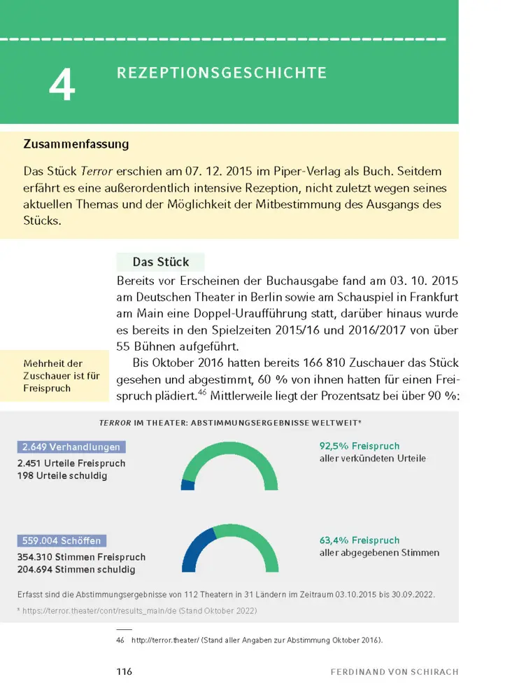 Bild: 9783129303115 | Terror von Ferdinand von Schirach | Textanalyse und Interpretation