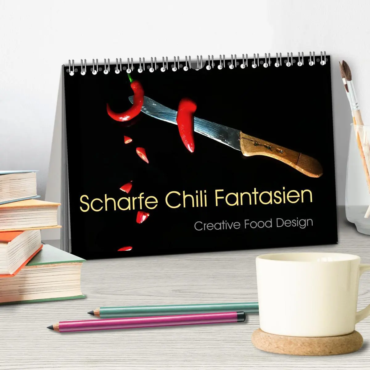 Bild: 9783457853115 | Scharfe Chili Fantasien - Creative Food Design (Tischkalender 2026...