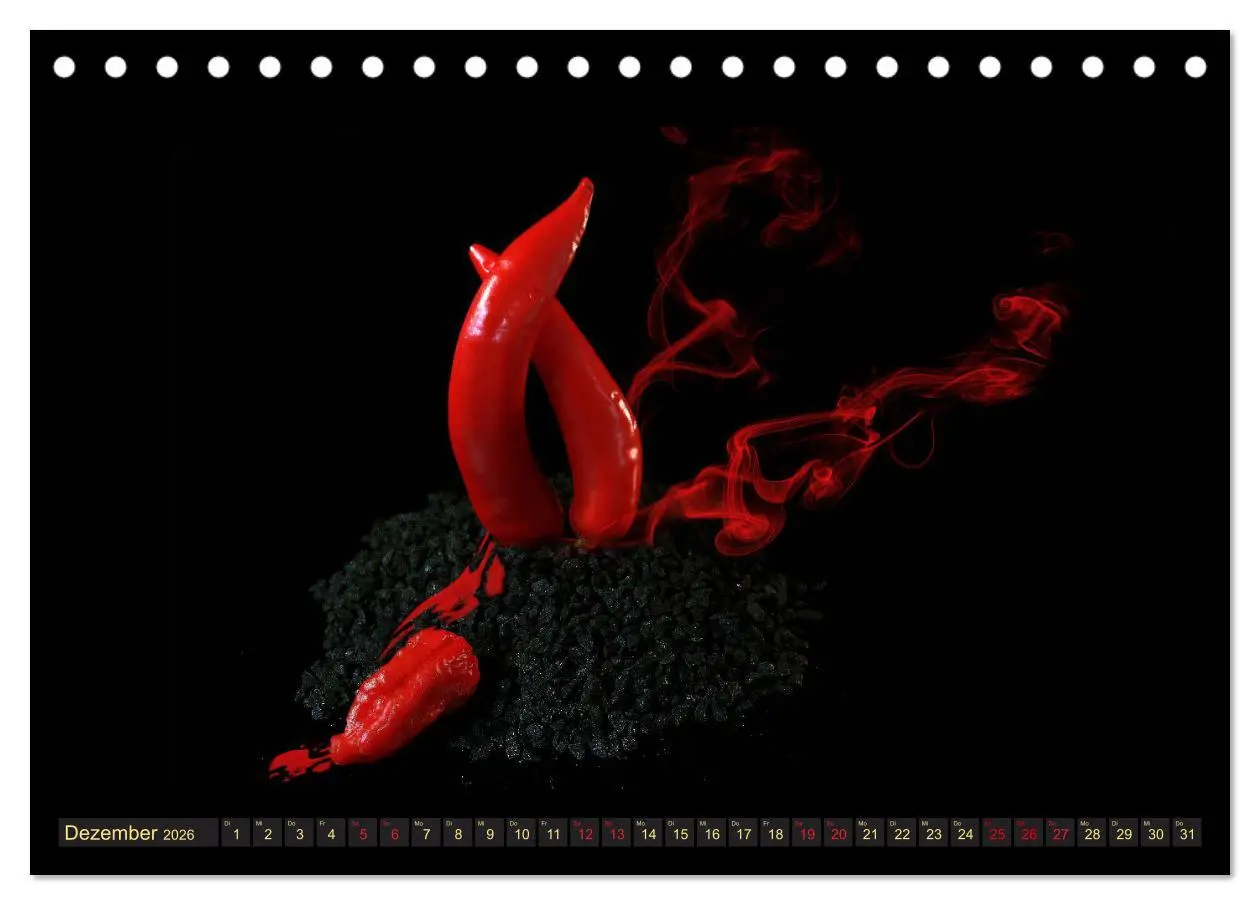 Bild: 9783457853115 | Scharfe Chili Fantasien - Creative Food Design (Tischkalender 2026...