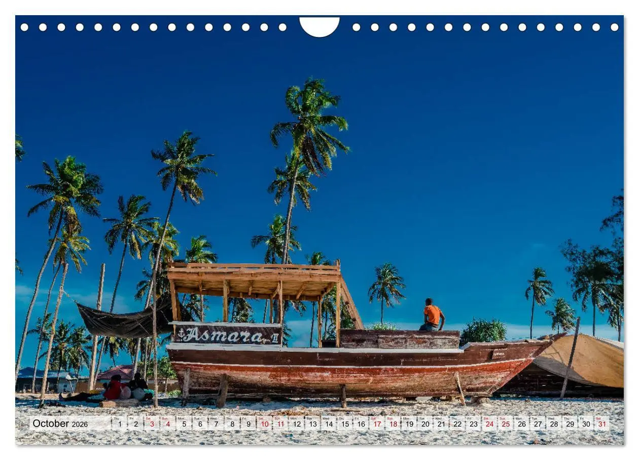 Bild: 9783516563115 | Welcome to Zanzibar (Wall Calendar 2026 DIN A4 landscape), CALVENDO...