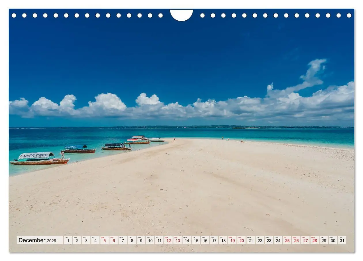 Bild: 9783516563115 | Welcome to Zanzibar (Wall Calendar 2026 DIN A4 landscape), CALVENDO...