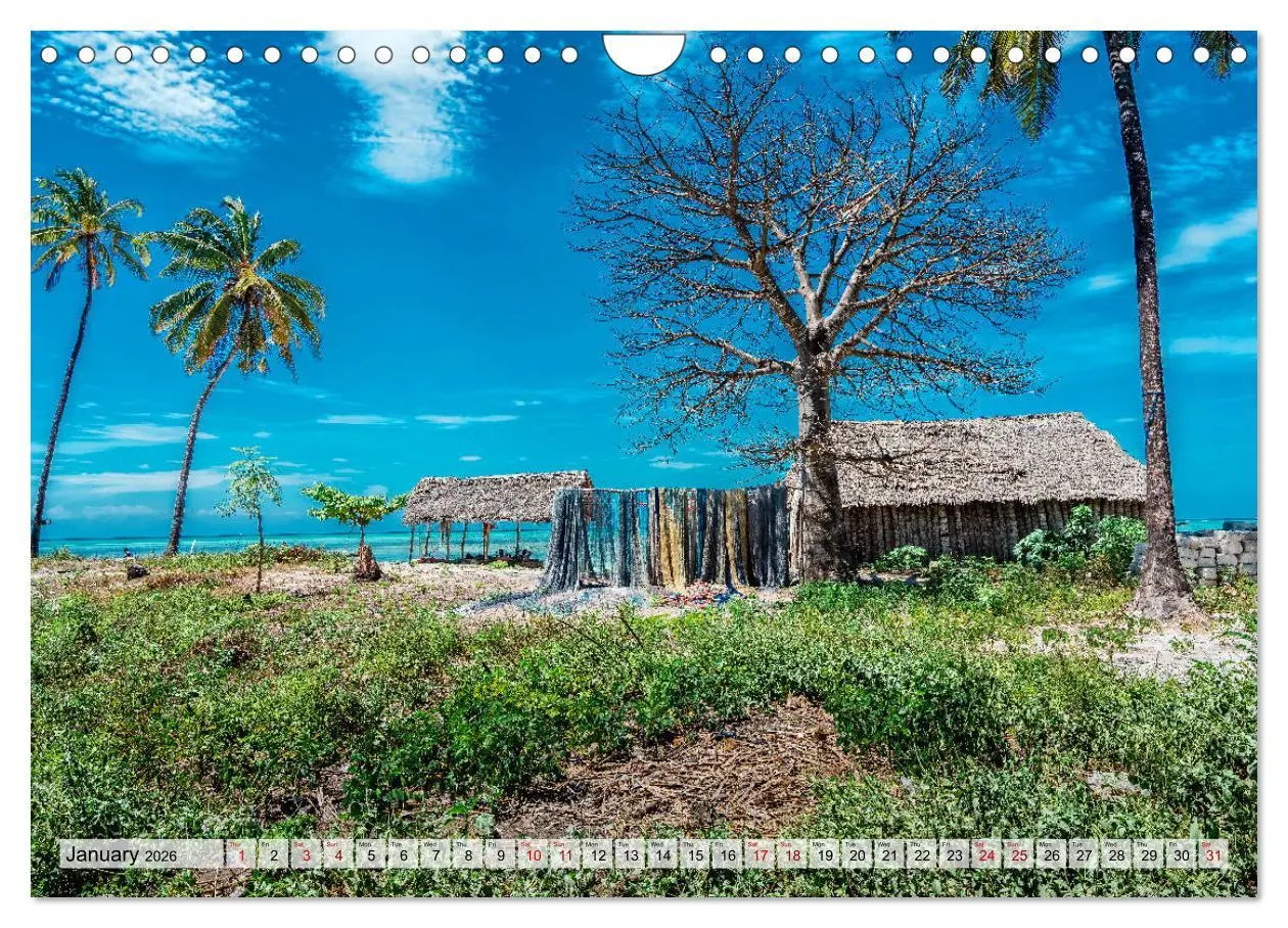 Bild: 9783516563115 | Welcome to Zanzibar (Wall Calendar 2026 DIN A4 landscape), CALVENDO...
