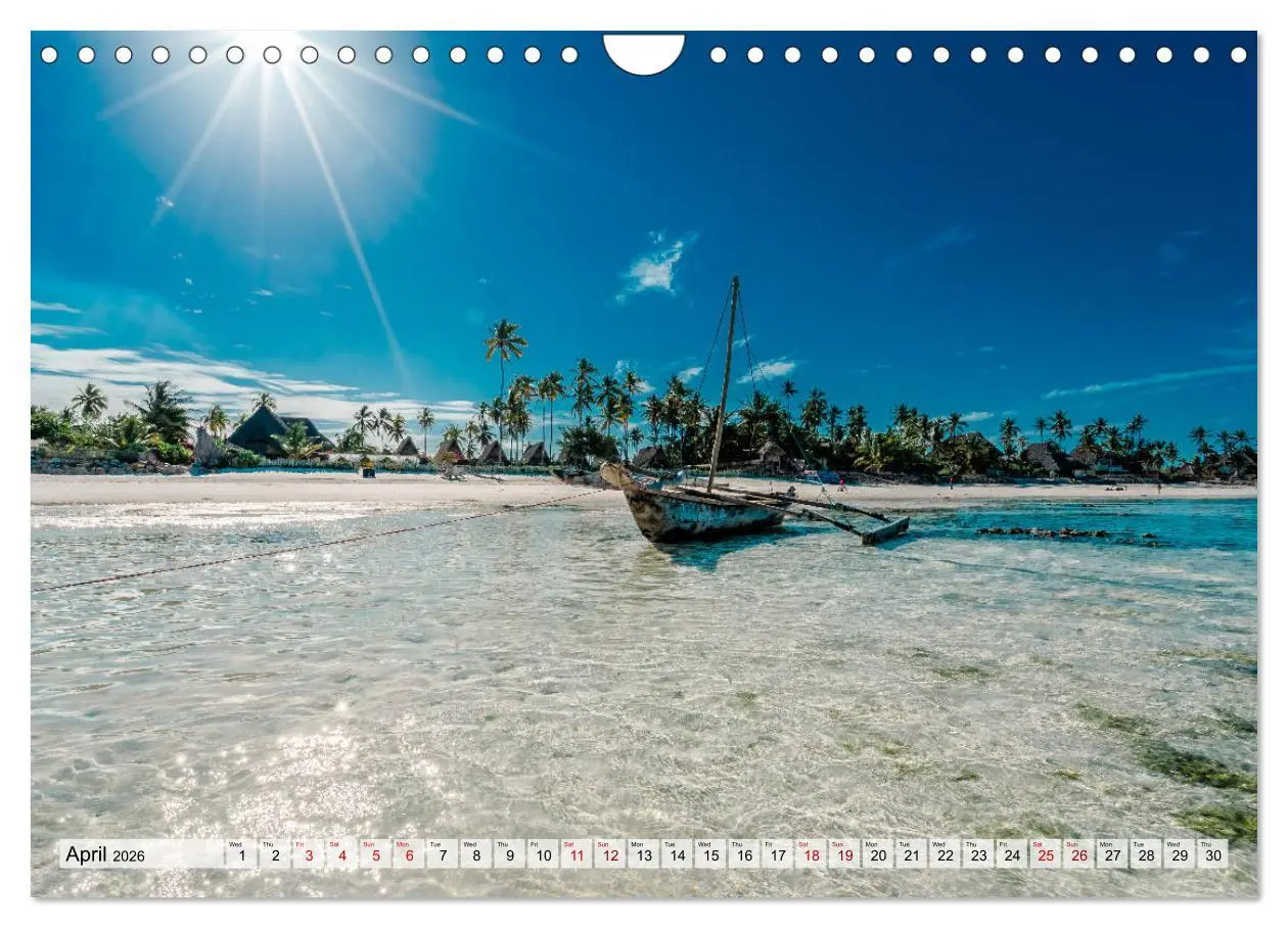 Bild: 9783516563115 | Welcome to Zanzibar (Wall Calendar 2026 DIN A4 landscape), CALVENDO...