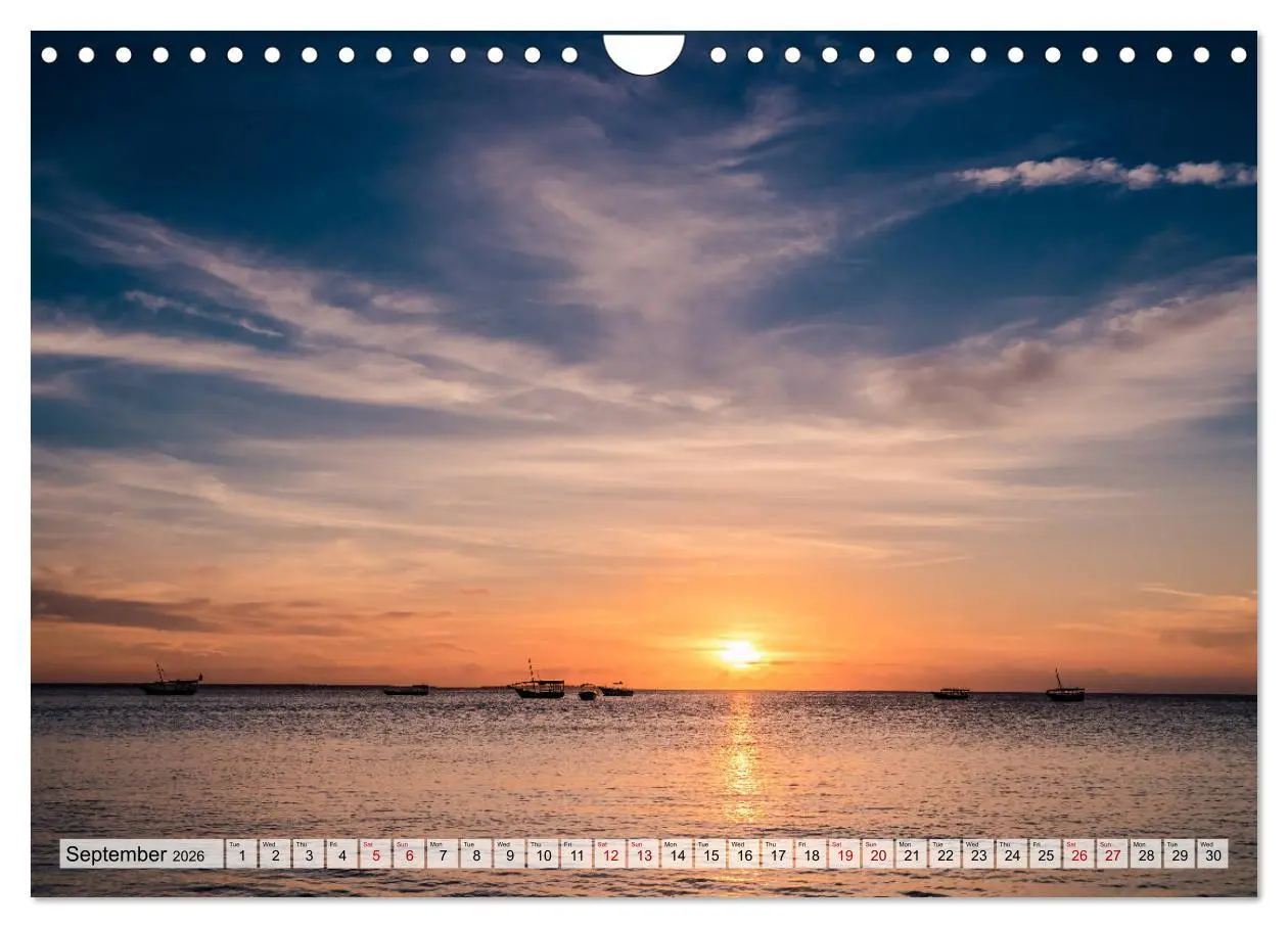 Bild: 9783516563115 | Welcome to Zanzibar (Wall Calendar 2026 DIN A4 landscape), CALVENDO...