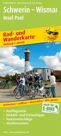 Cover: 9783747303115 | Schwerin - Wismar, Insel Poel 1 : 60 000 | (Land-)Karte | Deutsch