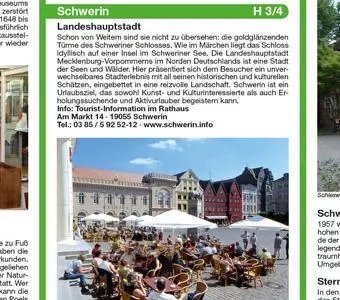 Bild: 9783747303115 | Schwerin - Wismar, Insel Poel 1 : 60 000 | (Land-)Karte | Deutsch