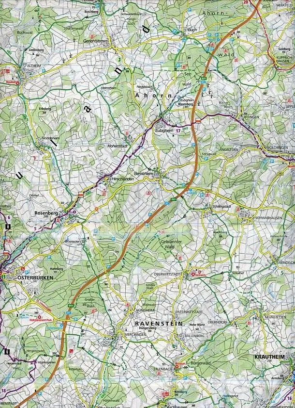 Bild: 9783850263115 | Neckartal - Bauland 1 : 70 000 | Radkarte. GPS-genau | (Land-)Karte