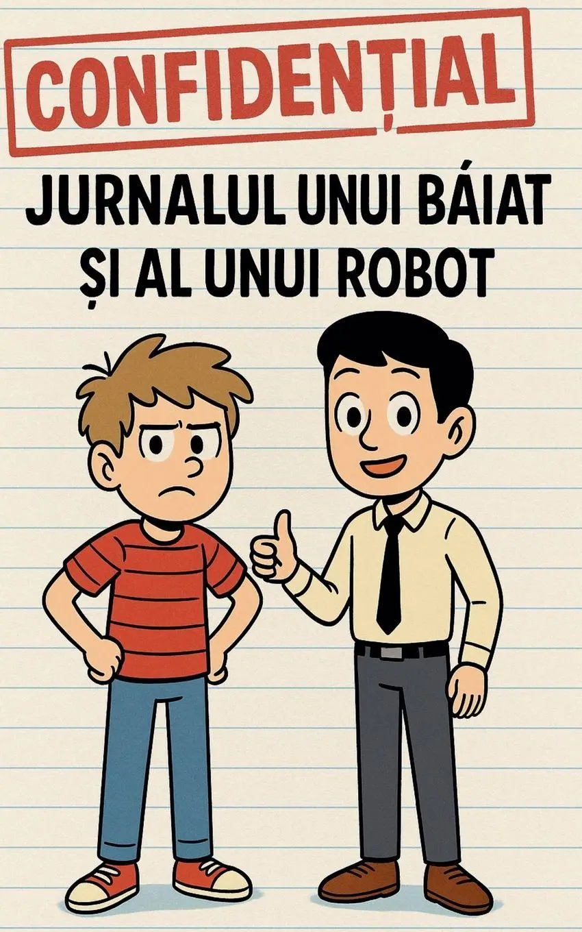 Cover: 9798230843115 | CONFIDEN¿IAL | JURNALUL UNUI B¿IAT ¿I AL UNUI ROBOT | Sprîncean¿