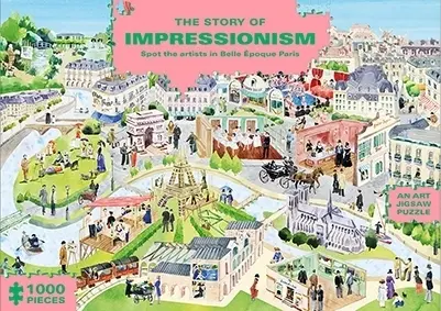 Cover: 9781786273215 | The Story of Impressionism | (in 1000 jigsaw pieces) | Michael George