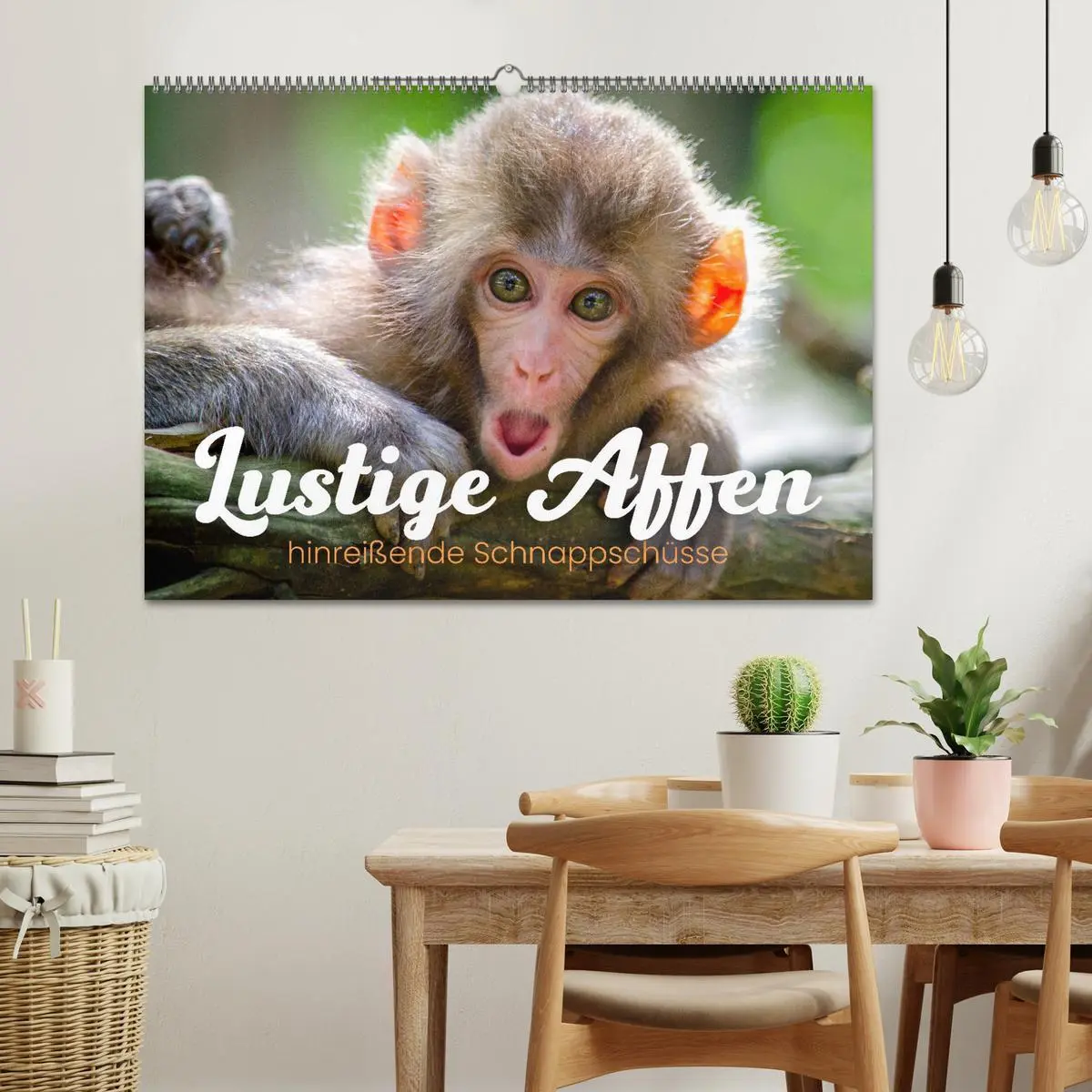 Bild: 9783457533215 | Lustige Affen - hinreißende Schnappschüsse (Wandkalender 2026 DIN...
