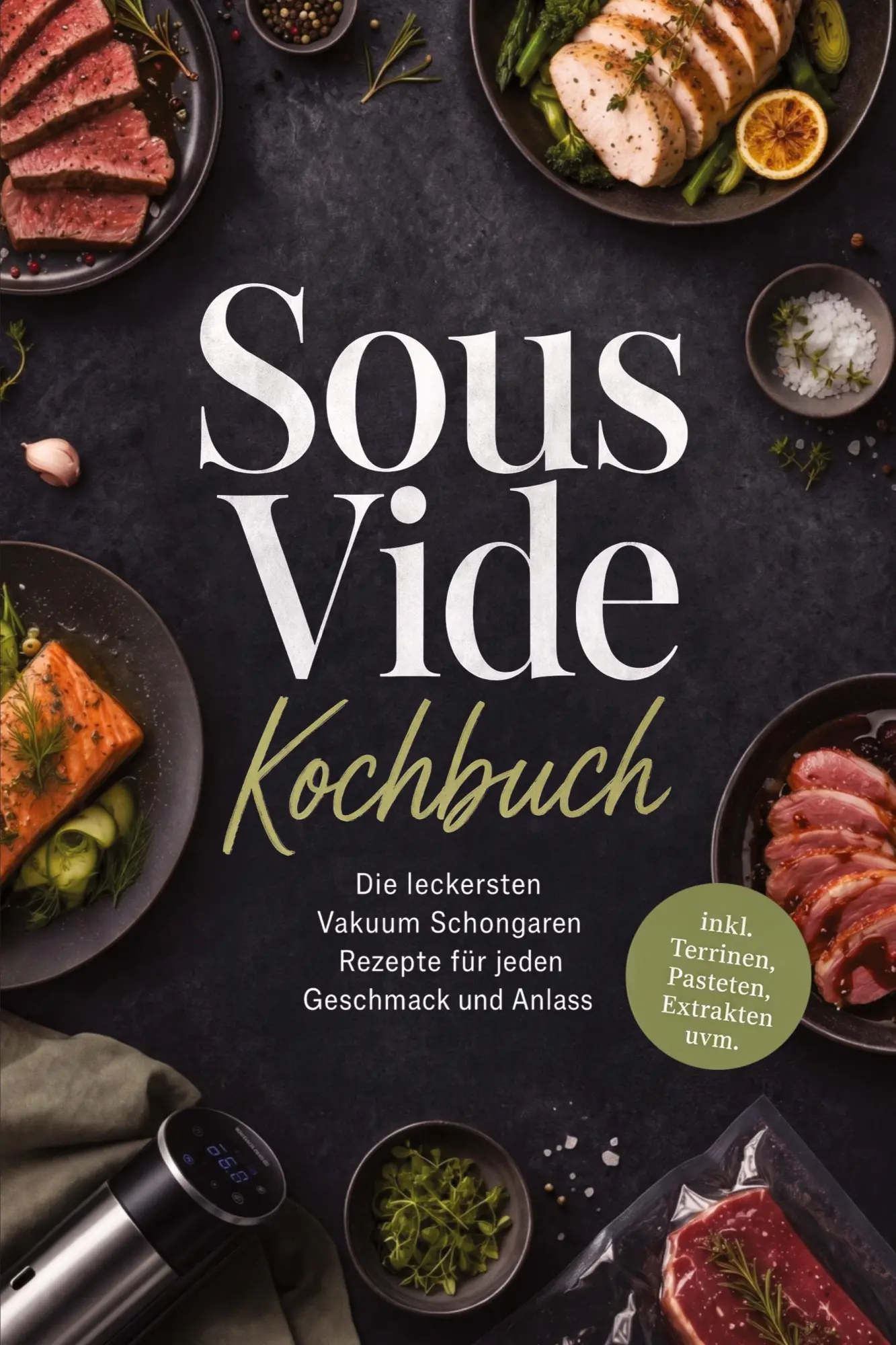 Cover: 9783694383215 | Sous Vide Kochbuch: Die leckersten Vakuum Schongaren Rezepte für...
