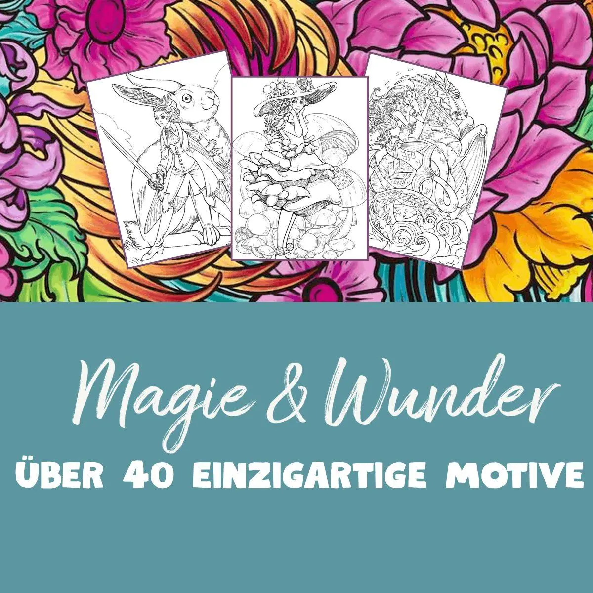 Bild: 9783735893215 | Malbuch Magie &amp; Wunder | Das Malbuch ab 10 Jahren | Sara Otterstätter