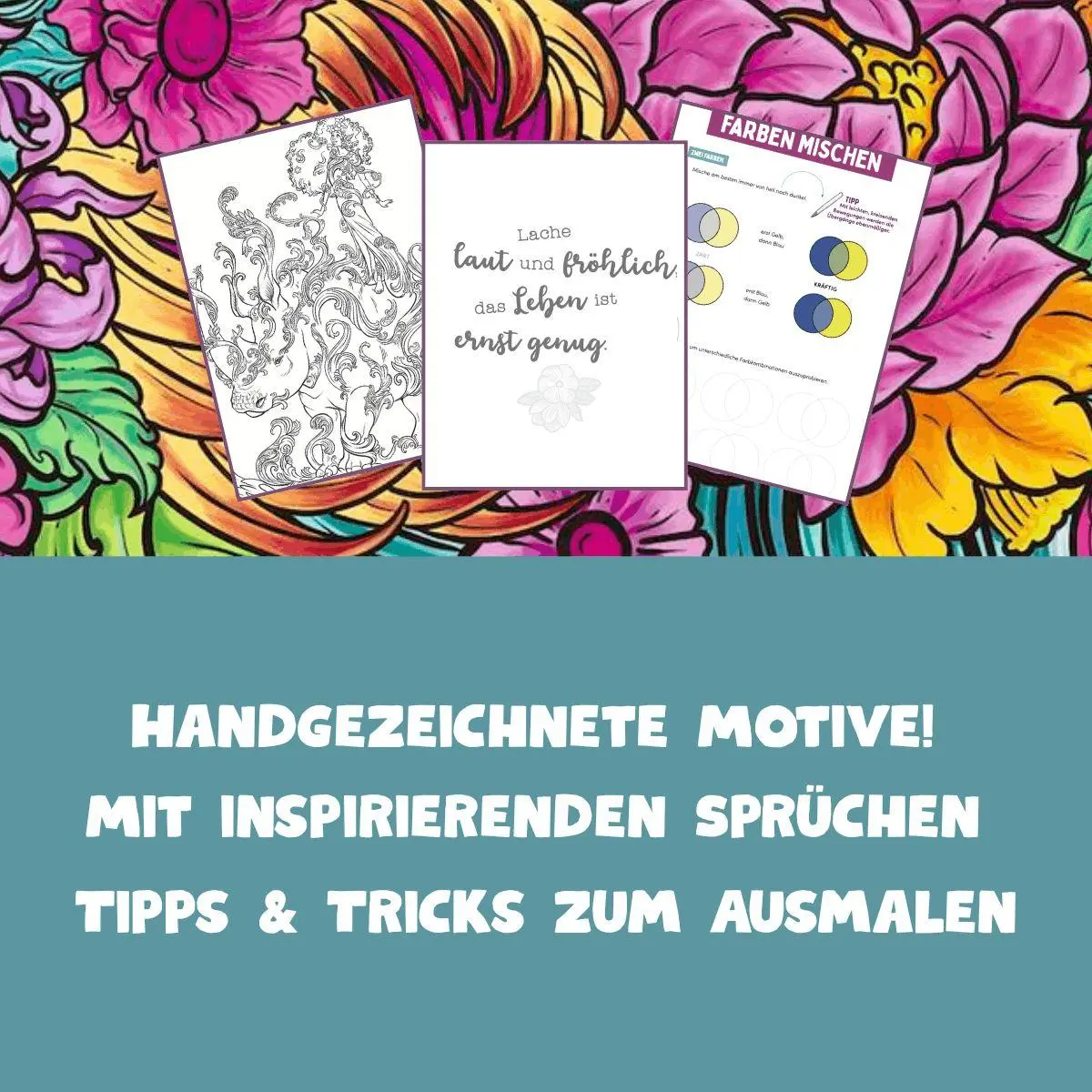 Bild: 9783735893215 | Malbuch Magie &amp; Wunder | Das Malbuch ab 10 Jahren | Sara Otterstätter