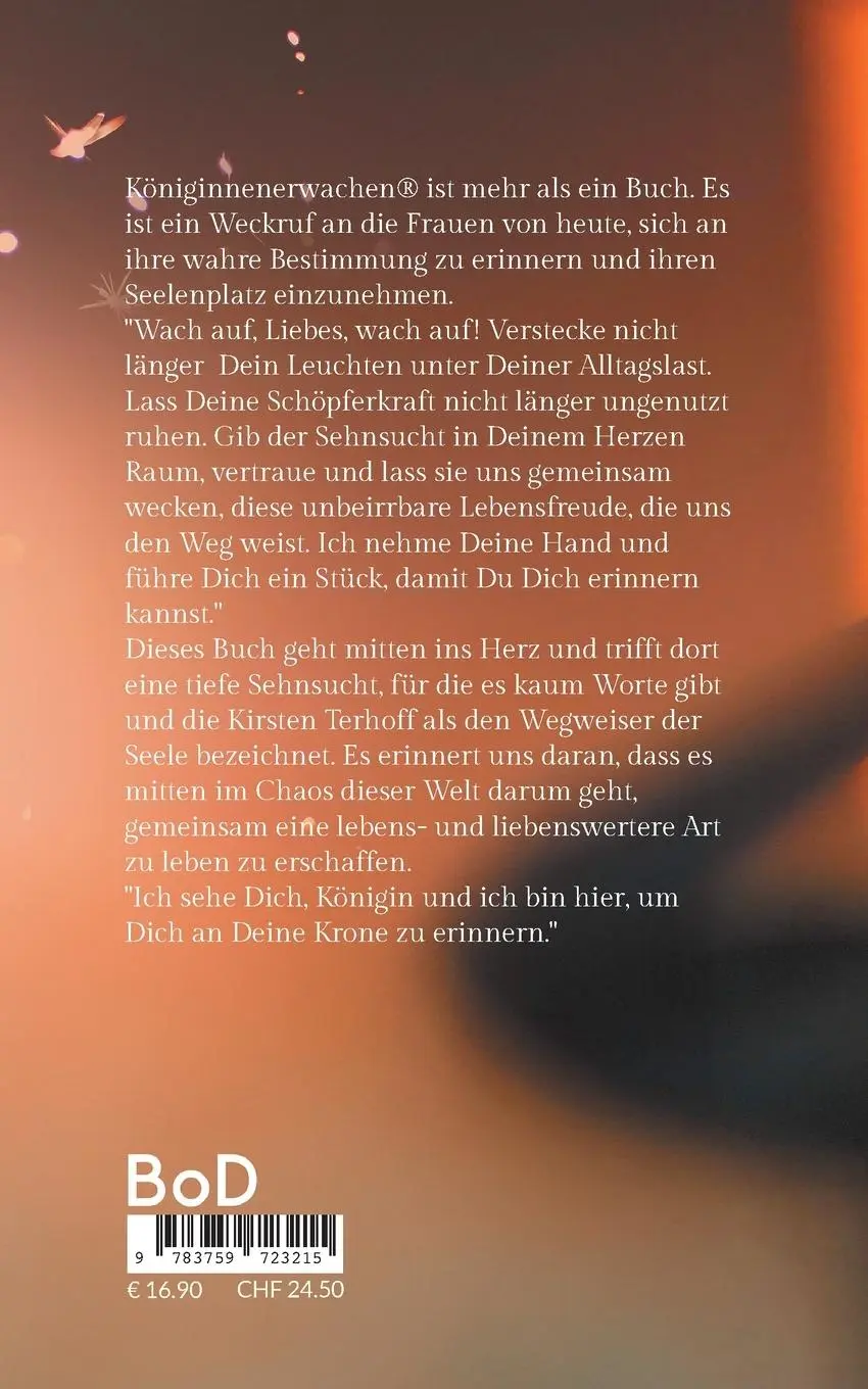 Rückseite: 9783759723215 | Königinnenerwachen | Weckruf an die Frauen der Neuen Zeit | Terhoff