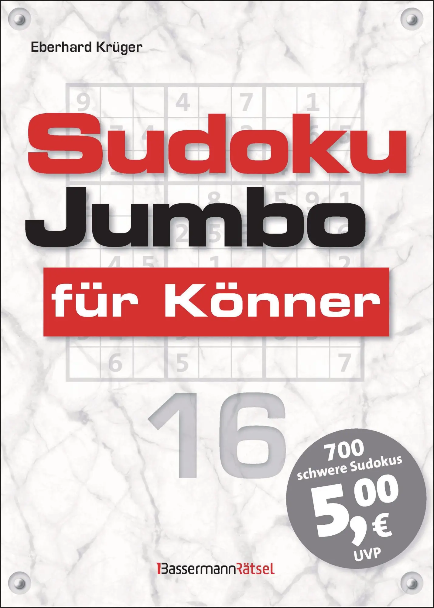 Cover: 9783809453215 | Sudokujumbo für Könner 16 | mittlerer bis hoher Schwierigkeitsgrad
