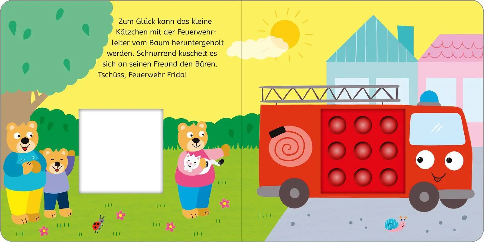 Bild: 9783845853215 | Mein erstes Pop-it-Buch - Feuerwehr Frida | Plopp! | Lena Bellermann