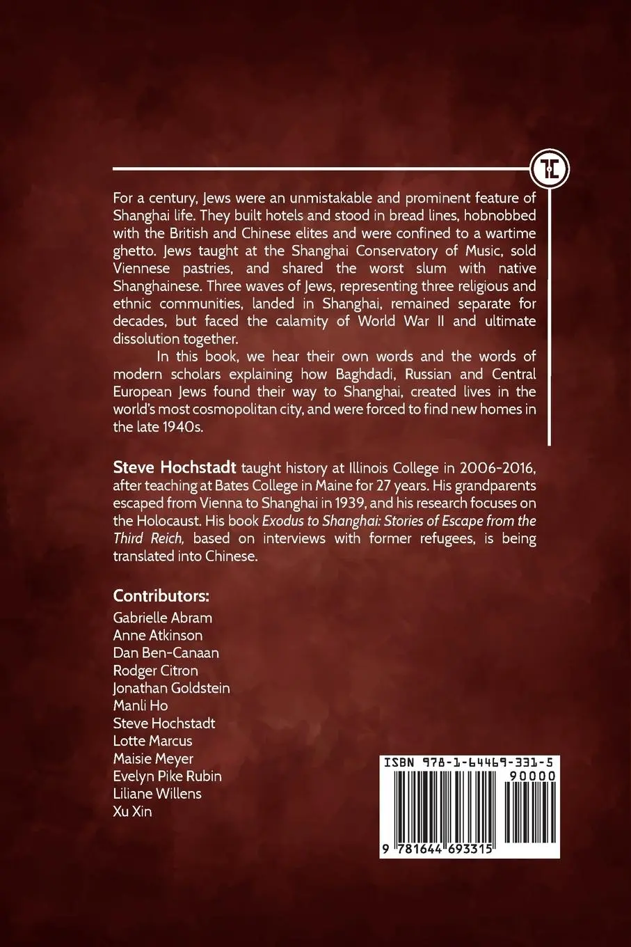 Rückseite: 9781644693315 | A Century of Jewish Life in Shanghai | Steve Hochstadt | Taschenbuch