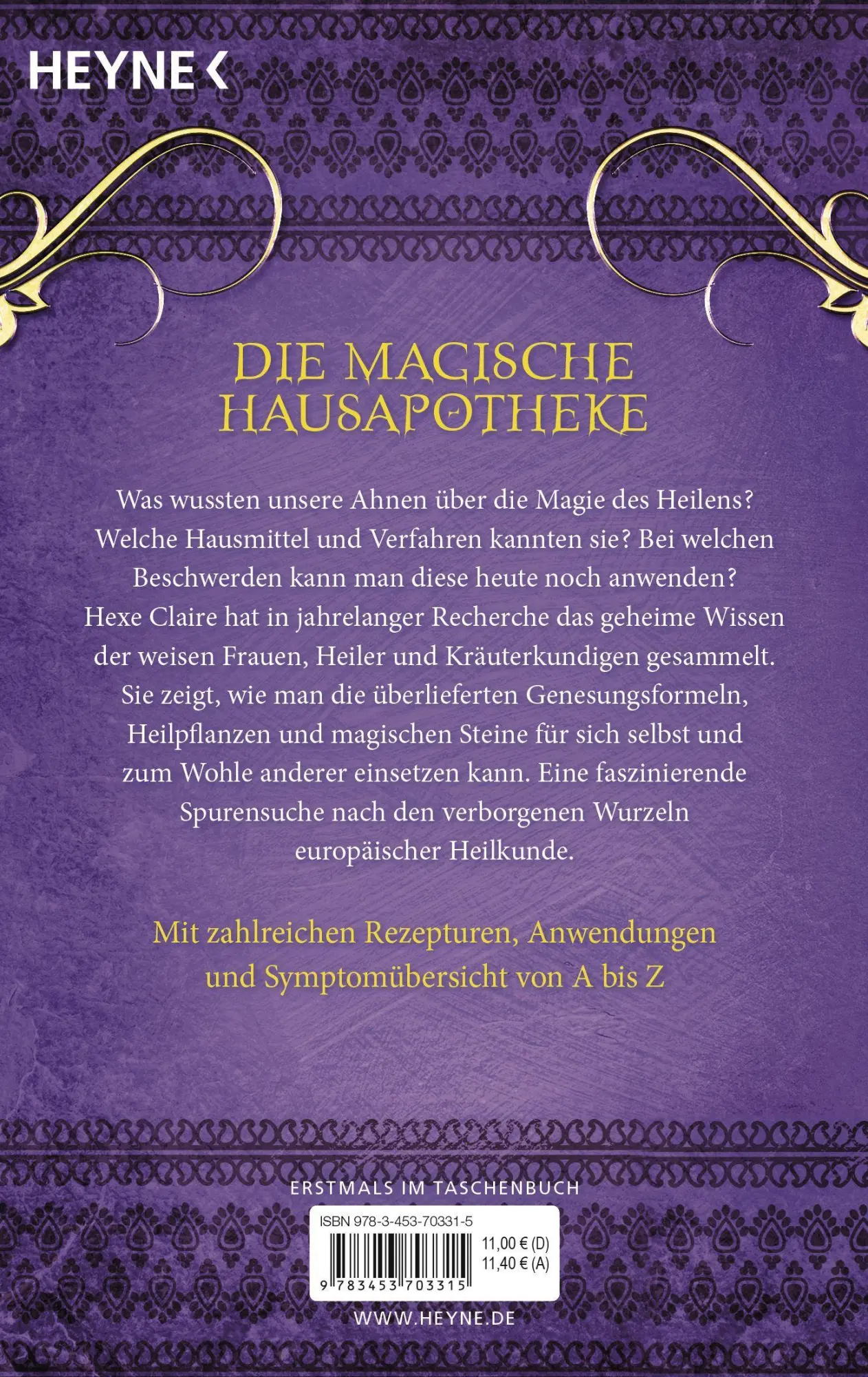 Bild: 9783453703315 | Magische Heilkunst | Claire | Taschenbuch | 272 S. | Deutsch | 2017