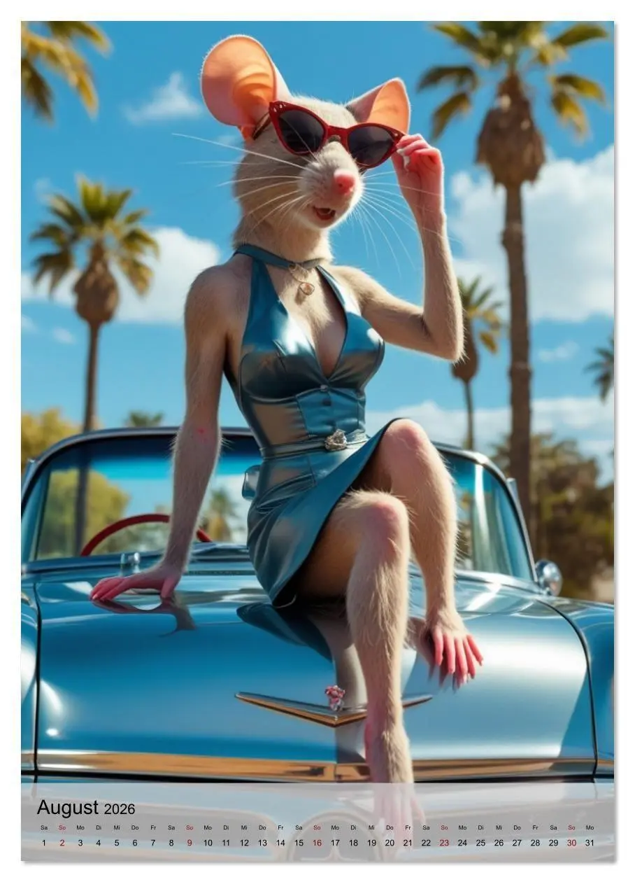 Bild: 9783516613315 | Rattenscharf - Pelzige Ladys im Pin-up-Stil (hochwertiger Premium...