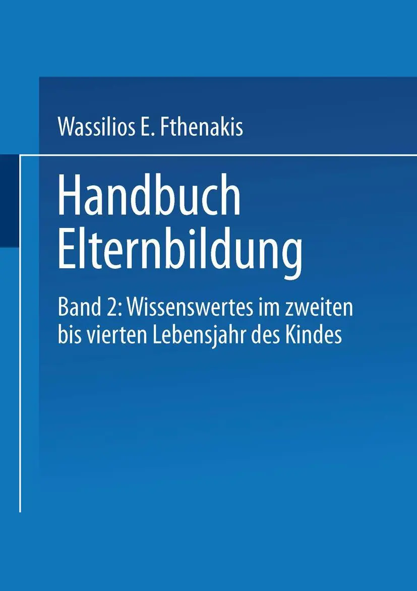 Cover: 9783810023315 | Handbuch Elternbildung | Wassilios E. Fthenakis (u. a.) | Taschenbuch