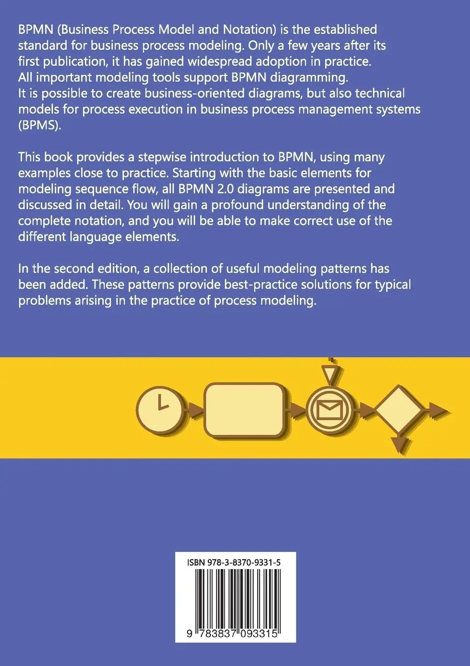 Rückseite: 9783837093315 | BPMN 2.0 | Introduction to the Standard for Business Process Modeling