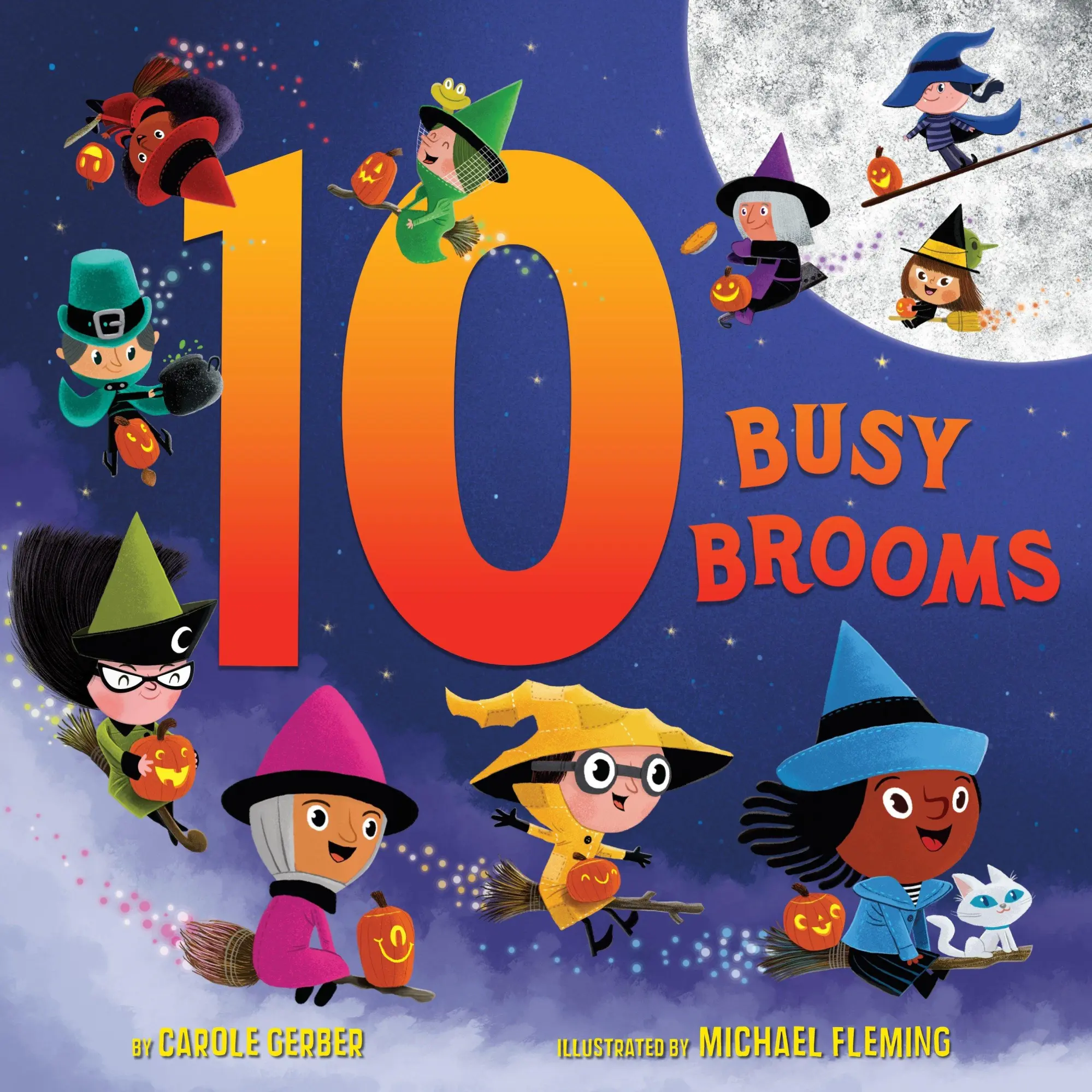 Cover: 9780553533415 | 10 Busy Brooms | Carole Gerber | Buch | Einband - fest (Hardcover)