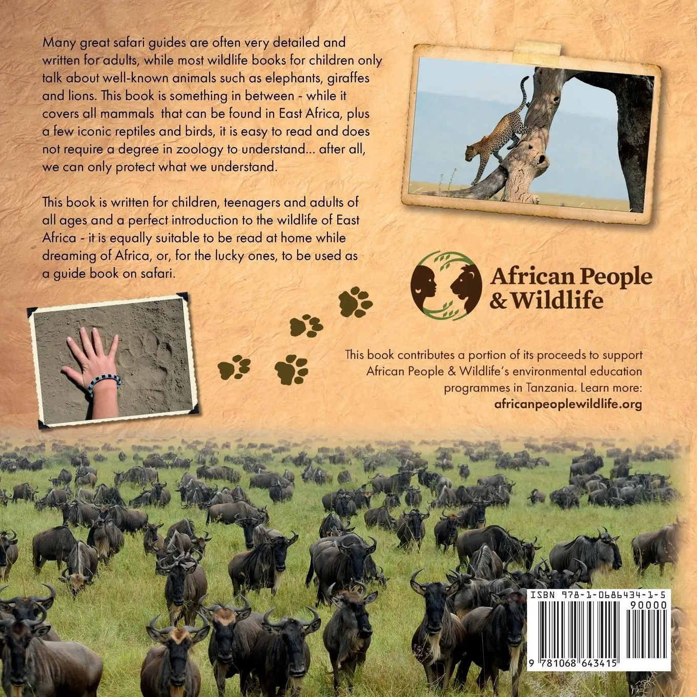 Rückseite: 9781068643415 | East African Wildlife Guide - a fun introduction to the animals of...