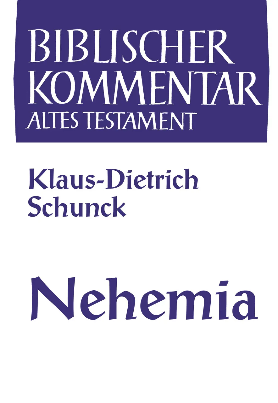 Cover: 9783788723415 | Nehemia - Einbanddecke | Buch | Buch | Vandenhoeck &amp; Ruprecht