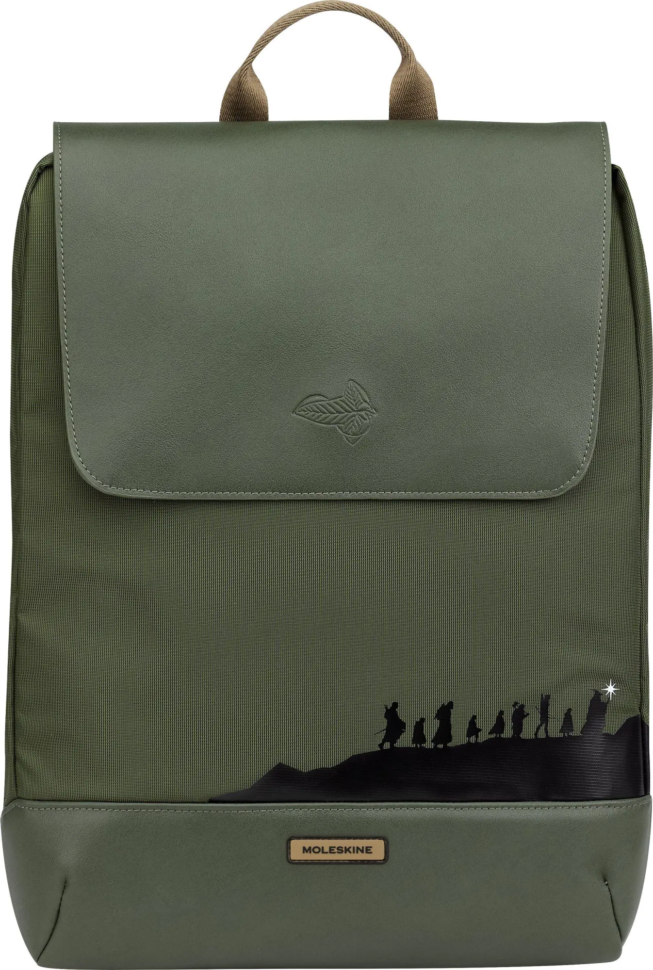 Cover: 8056711513515 | Moleskine Der Herr der Ringe Metro Backpack Slim, Moosgrün | Deutsch