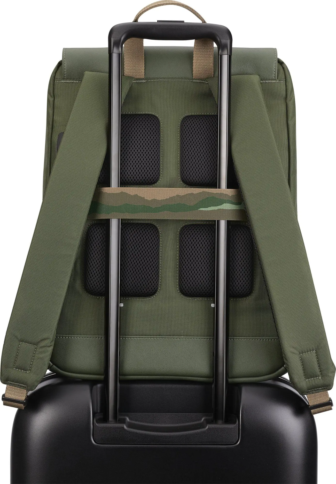 Bild: 8056711513515 | Moleskine Der Herr der Ringe Metro Backpack Slim, Moosgrün | Deutsch