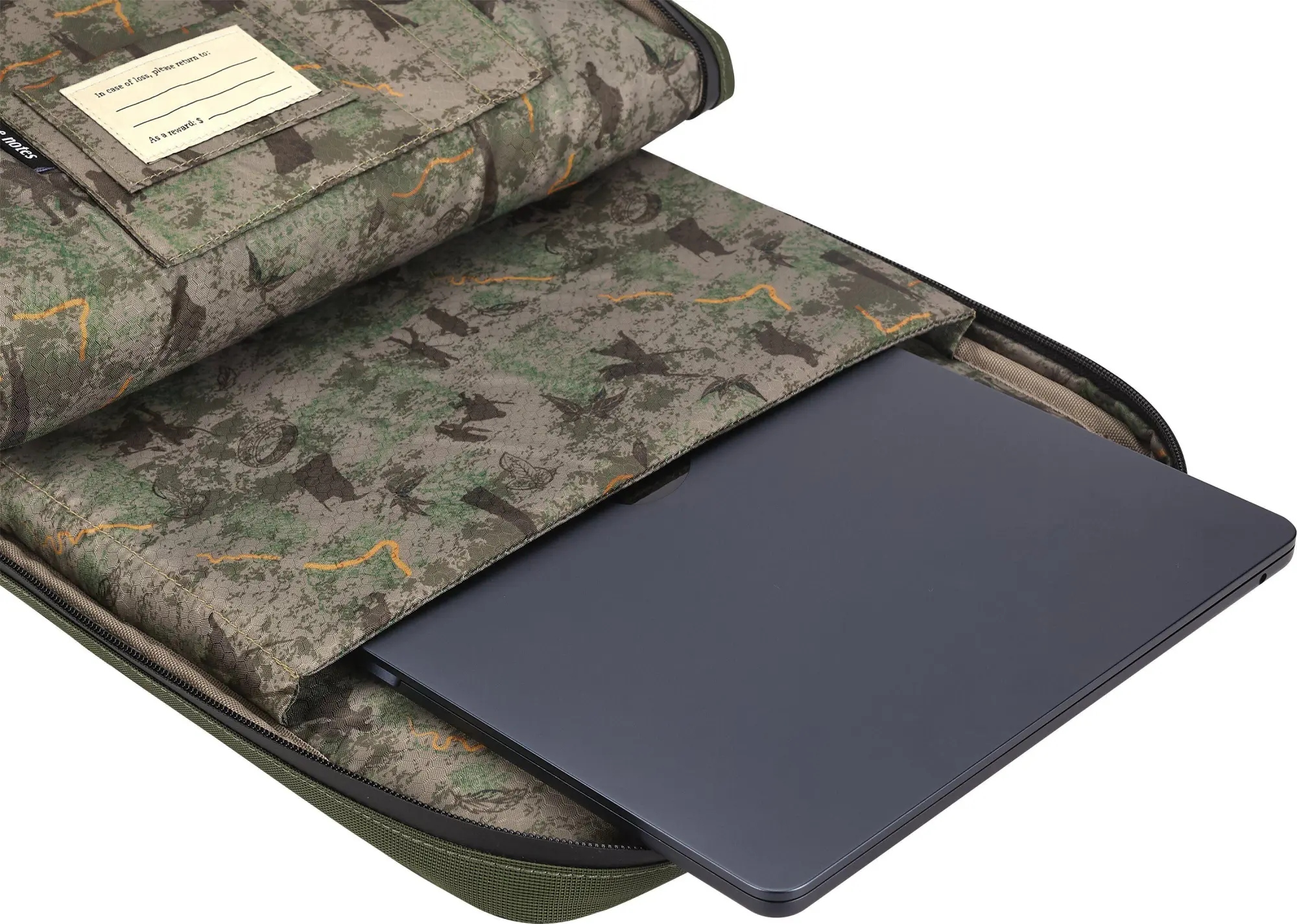 Bild: 8056711513515 | Moleskine Der Herr der Ringe Metro Backpack Slim, Moosgrün | Deutsch