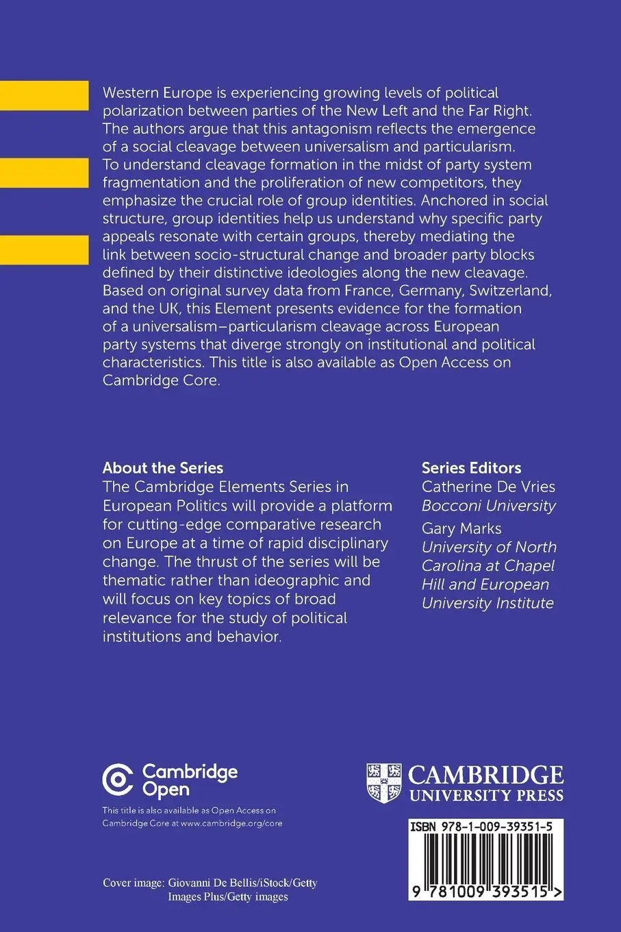 Rückseite: 9781009393515 | Cleavage Formation in the 21st Century | Simon Bornschier (u. a.)