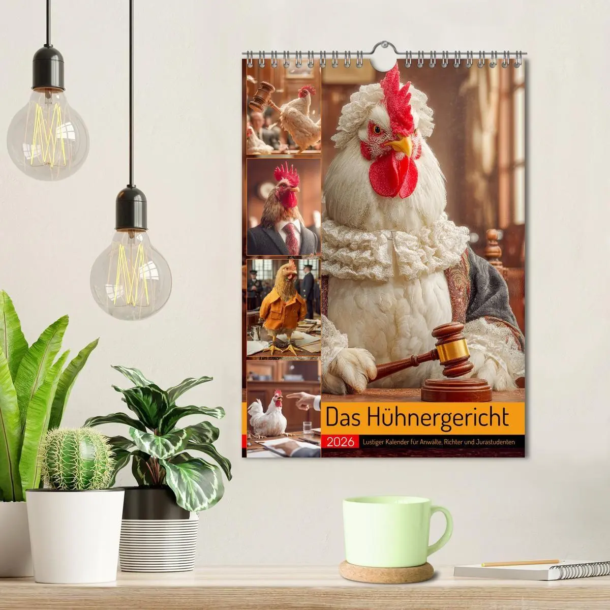 Bild: 9783516693515 | Das Hühnergericht - Lustiger Kalender für Anwälte, Richter und...