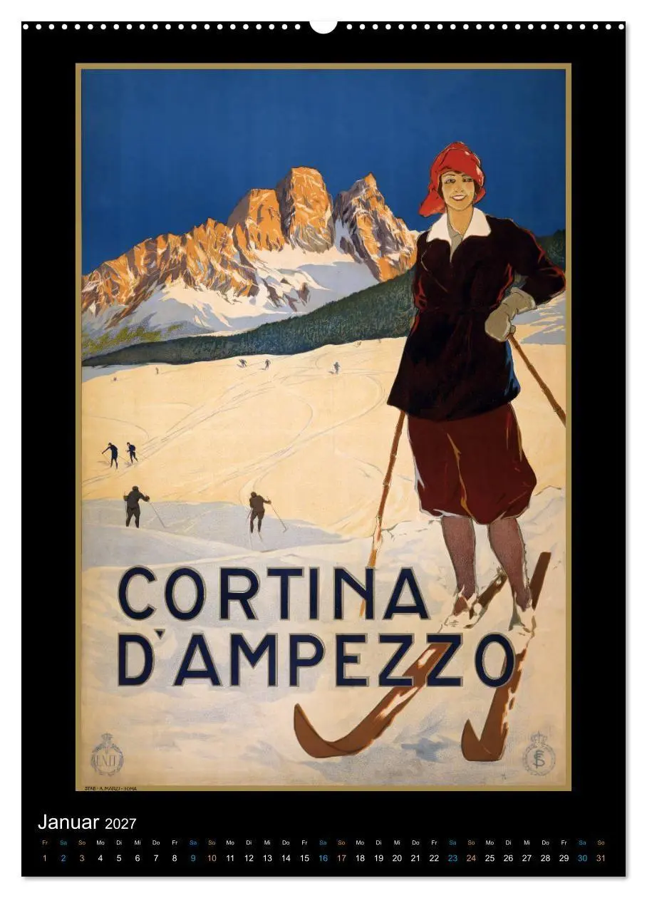 Bild: 9783569543515 | Historische Reiseplakate (Wandkalender 2027 DIN A2 hoch), CALVENDO...
